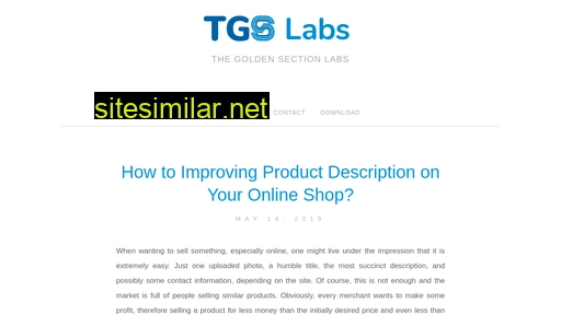 Tgslabs similar sites