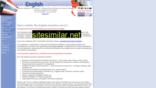 Thai-english-translation similar sites