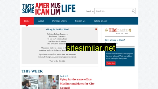 thatssomeamericanmuslimlife.com alternative sites
