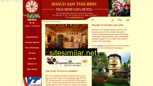 Thaibinhhotel similar sites