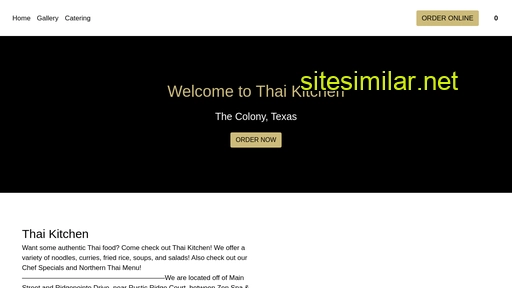 thaikitchenthecolonytx.com alternative sites
