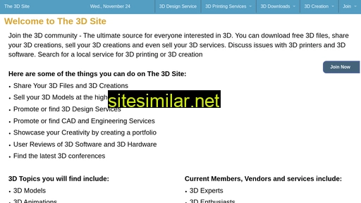 the3dsite.com alternative sites