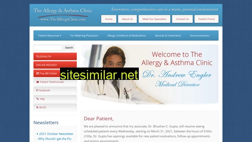 theallergyclinic.com alternative sites