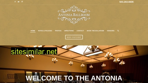 theantoniaballroom.com alternative sites