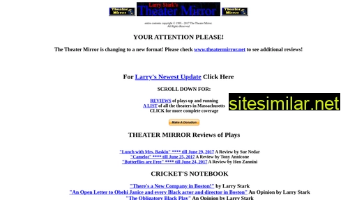 theatermirror.com alternative sites