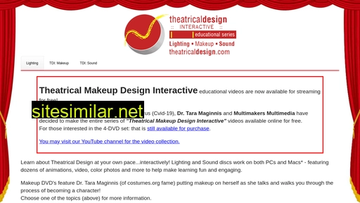 theatricaldesign.com alternative sites