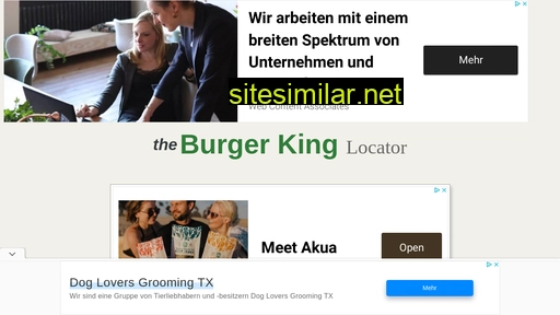 Theburgerkinglocator similar sites