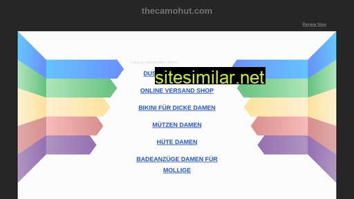 thecamohut.com alternative sites