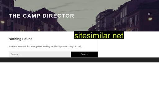 Thecampdirector similar sites