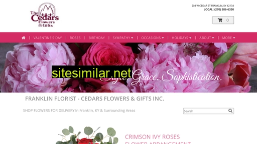 thecedars-flowers.com alternative sites