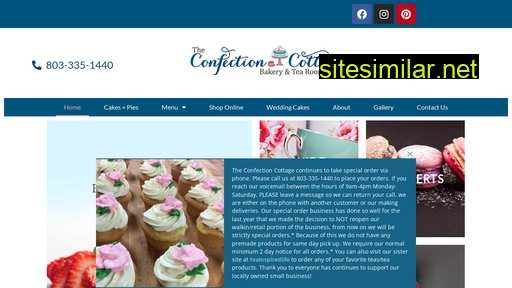 theconfectioncottage.com alternative sites