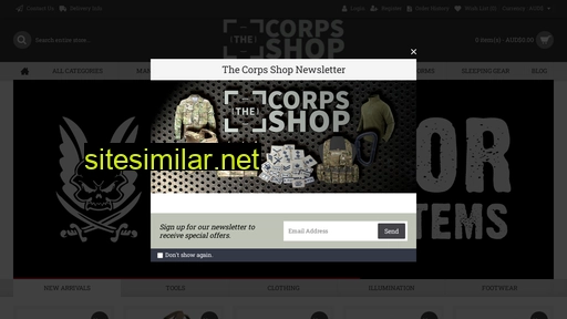thecorpsshop.com alternative sites