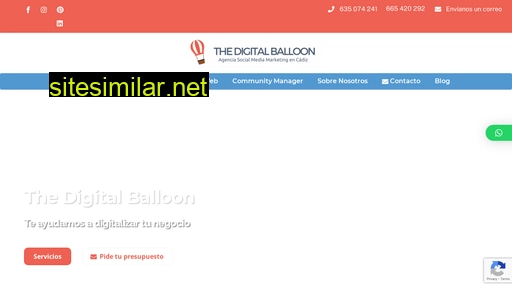 Thedigitalballoon similar sites