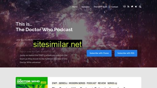 Thedoctorwhopodcast similar sites