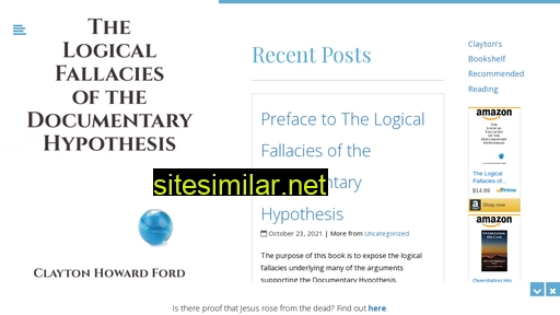 Thedocumentaryhypothesis similar sites