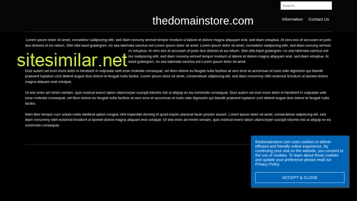 Thedomainstore similar sites