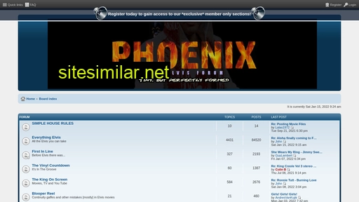 theelvisforum-phoenix.com alternative sites