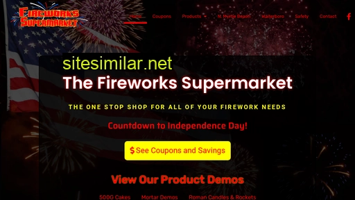 Thefireworkssupermarket similar sites