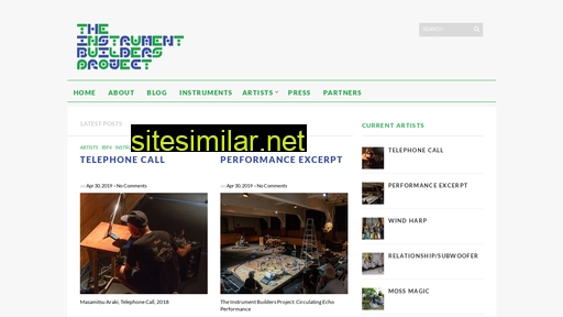 theinstrumentbuildersproject.com alternative sites