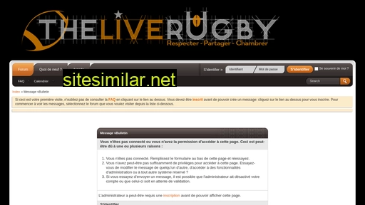 theliverugby.com alternative sites