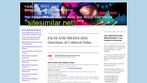 thelondonfilmandmediaconference.com alternative sites