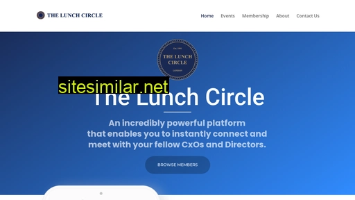 Thelunchcircle similar sites