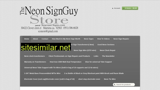 theneonsignguystore.com alternative sites