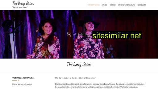 the-barry-sisters.com alternative sites