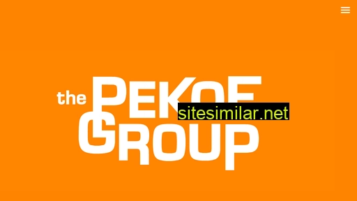 thepekoegroup.com alternative sites