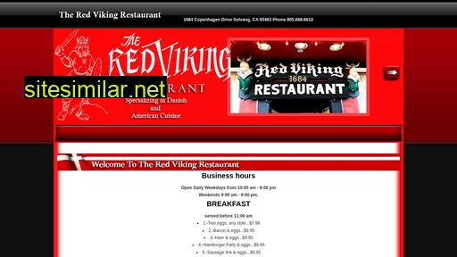 Theredvikingrestaurant similar sites