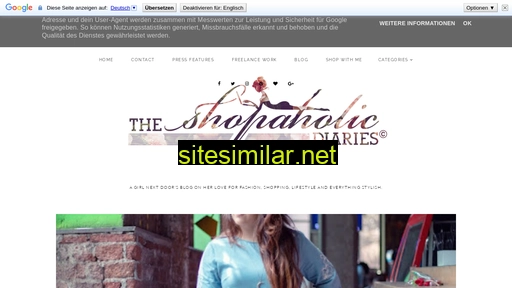 theshopaholic-diaries.com alternative sites