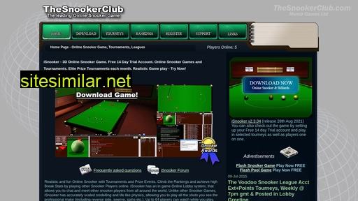 thesnookerclub.com alternative sites