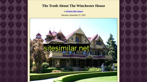 Thetruthaboutthewinchesterhouse similar sites