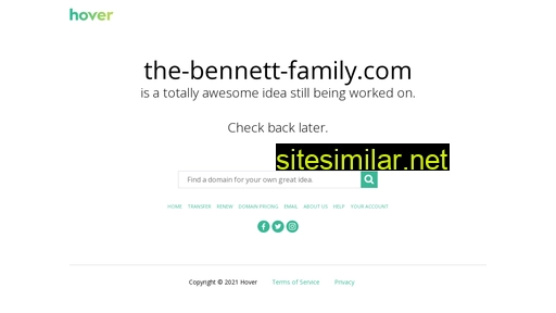 the-bennett-family.com alternative sites