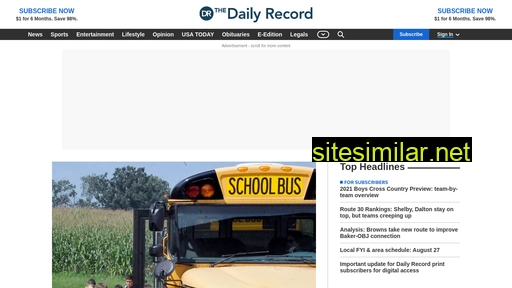 the-daily-record.com alternative sites