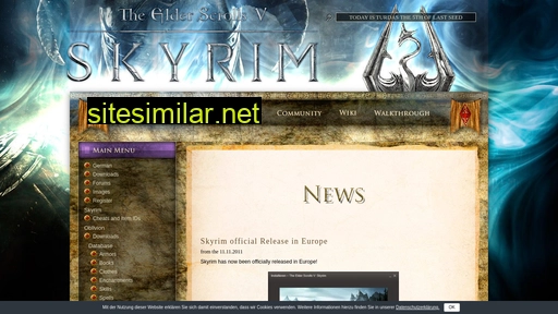 the-elder-scrolls-skyrim.com alternative sites