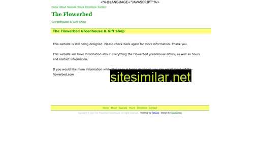 the-flowerbed.com alternative sites