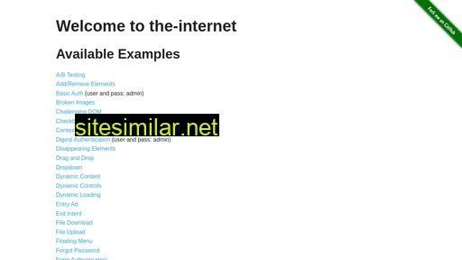 The-internet similar sites