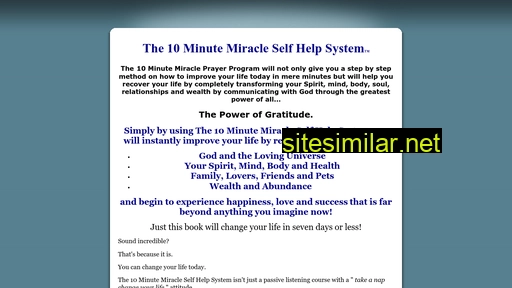 the10minutemiracle.com alternative sites