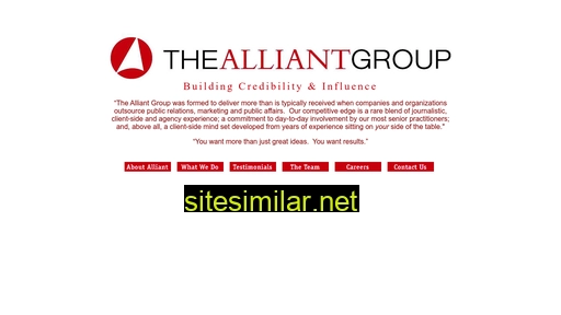 thealliantgroup.com alternative sites