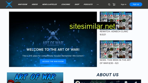 theartofwar40k.com alternative sites