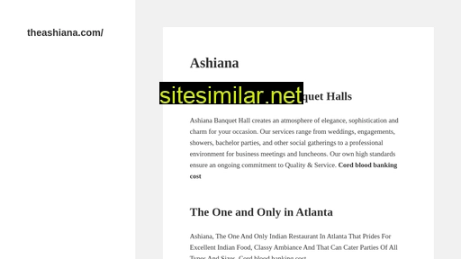 theashiana.com alternative sites