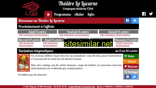 theatre-la-lucarne.com alternative sites