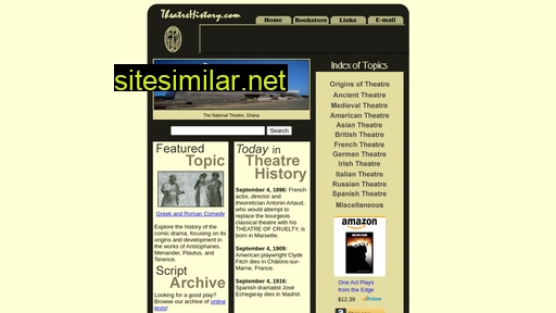 theatrehistory.com alternative sites