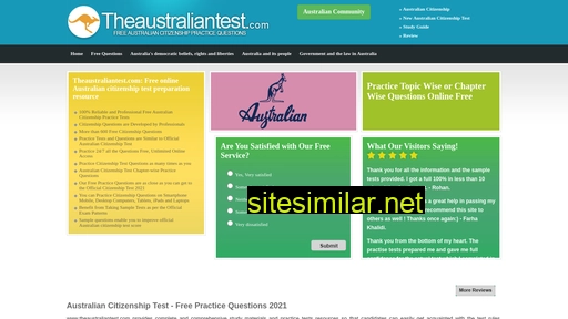 theaustraliantest.com alternative sites