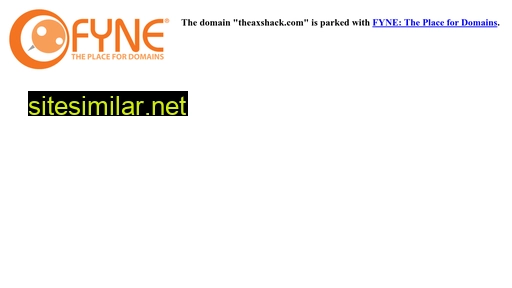 theaxshack.com alternative sites