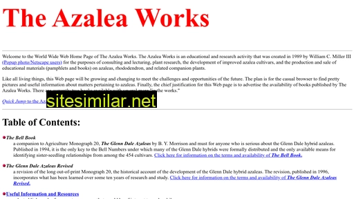 theazaleaworks.com alternative sites