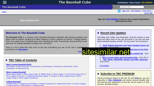 thebaseballcube.com alternative sites