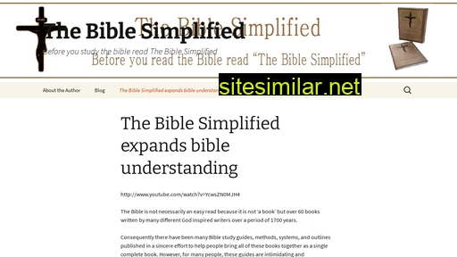 thebiblesimplified.com alternative sites