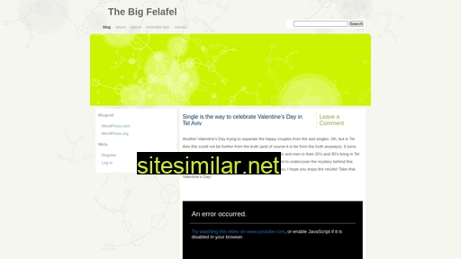 thebigfelafel.com alternative sites